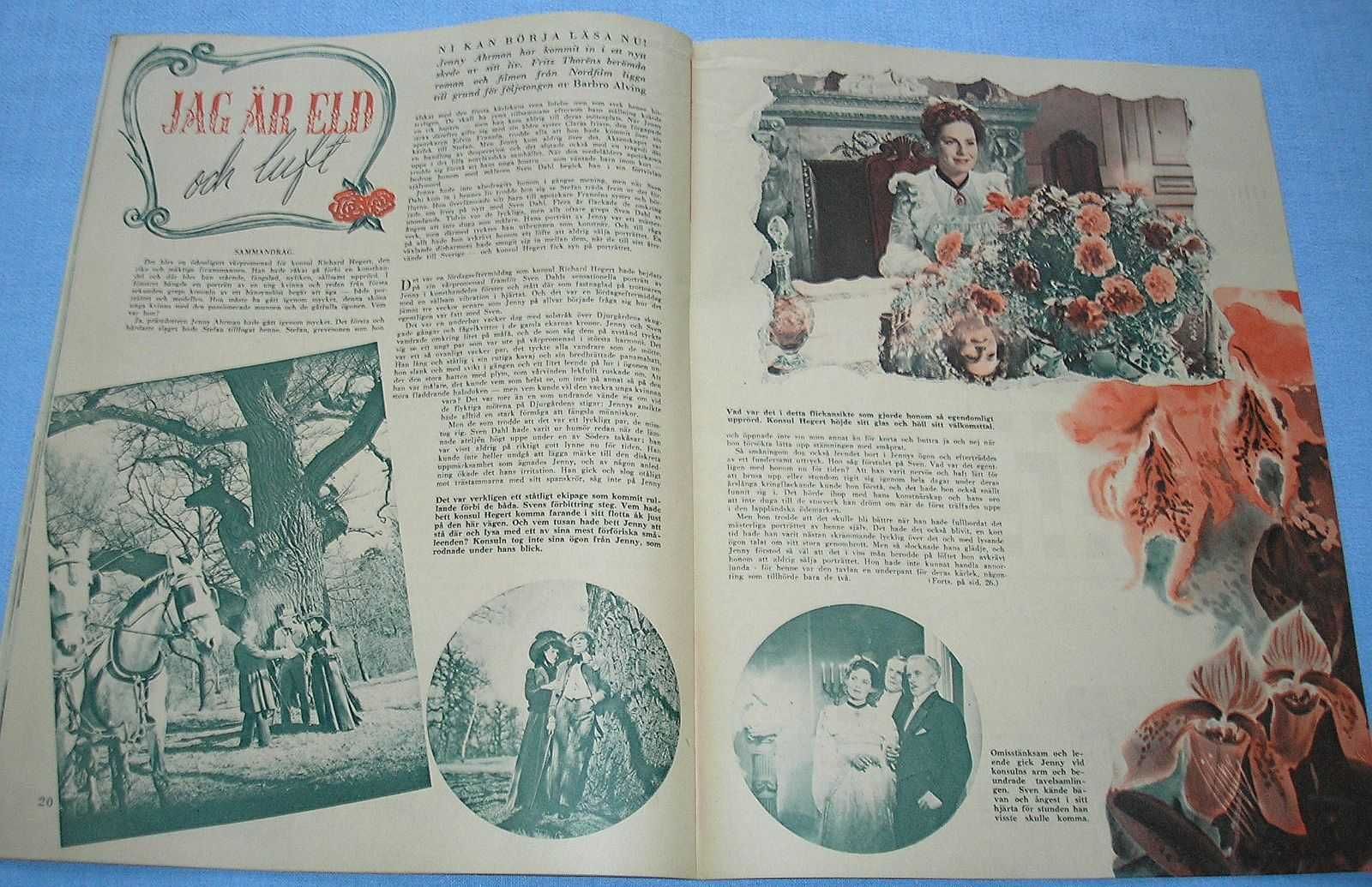 FilmJournalen nr 46 z 12 listopada 1944 r.  Sonja Wigert