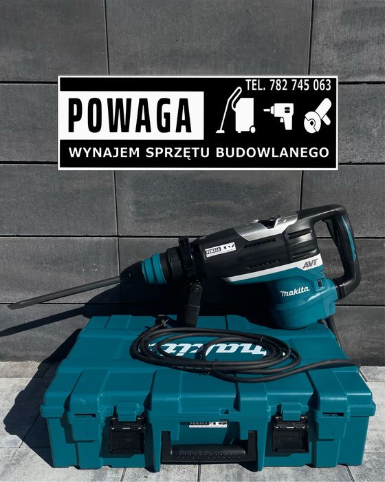 Wynajem młot udarowo-obrotowy, wyburzeniowy, Makita sds/max