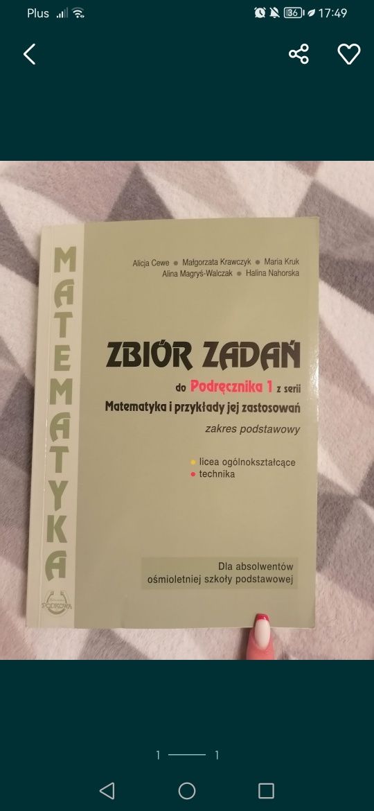 Zbiór zadań matematyka