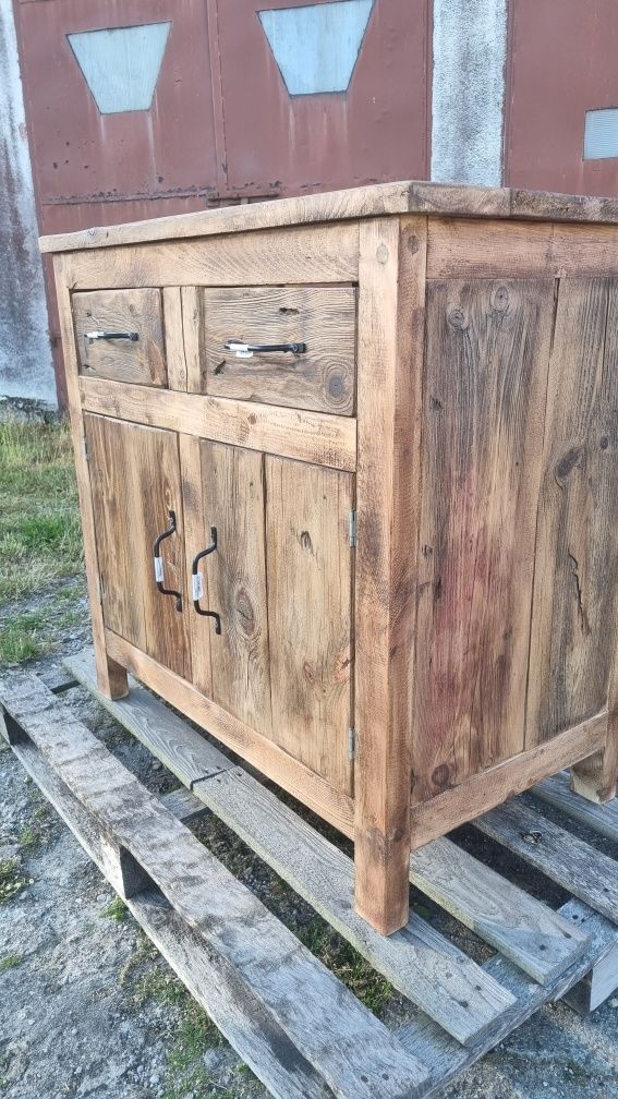 Komoda pod umywalkę stare drewno