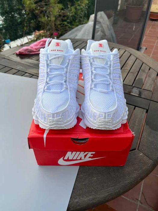 "Buty Trampki" Nike_Shox_TL_White_R.36