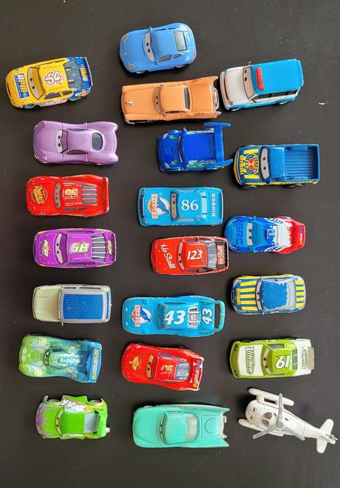 Auta samochody cars Zygzak McQueen Złomek, 20 szt.