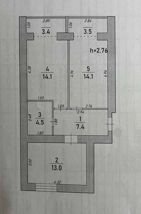 Здана 2кім.квартира в ЖК Містечко Центральне. 8поверх!