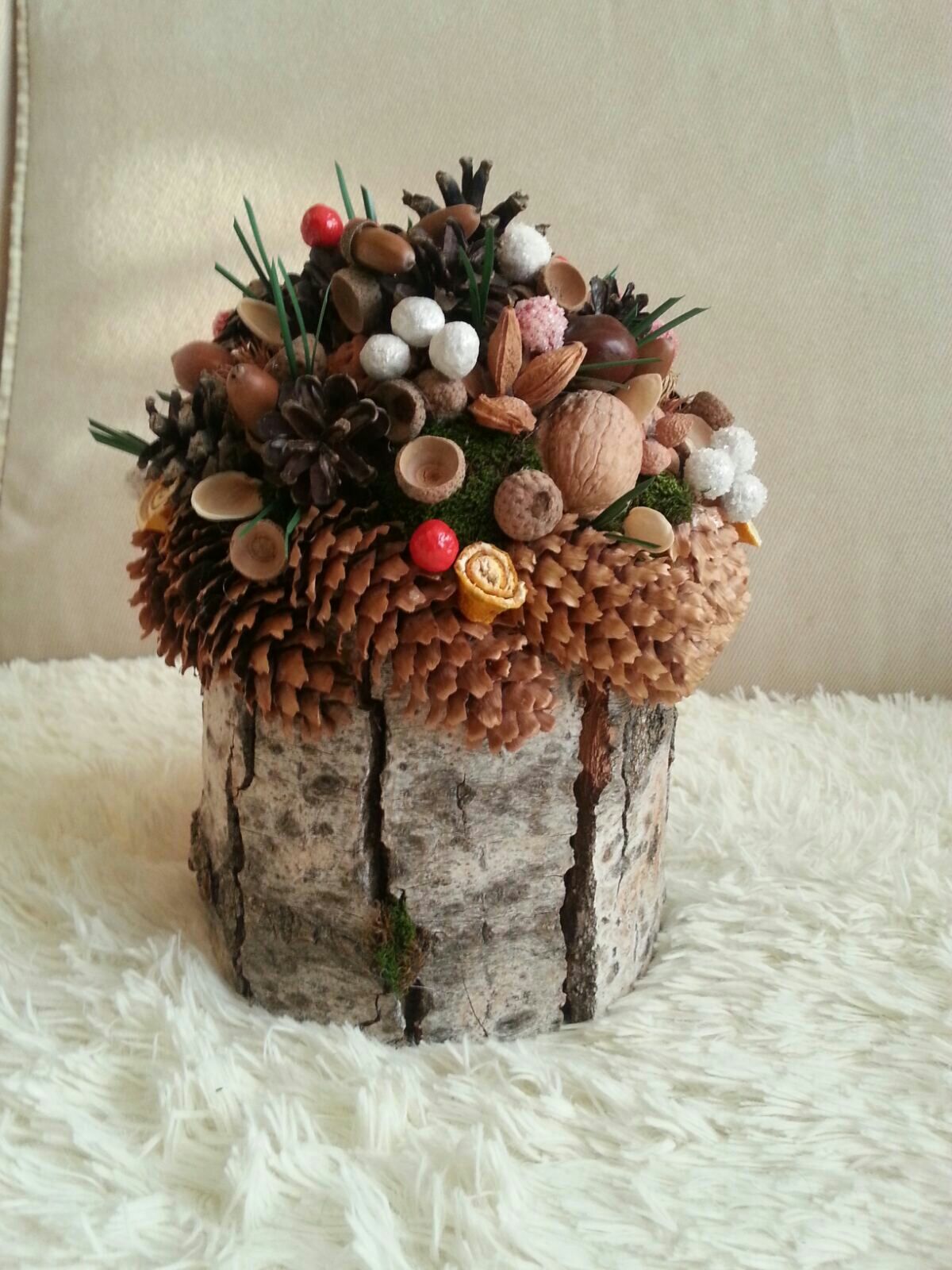 Hand made композиция из природных материалов