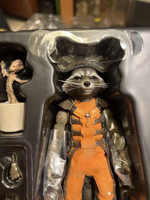 Figuras Hot Toys Guardyans of the Galaxy Rocket & Groot