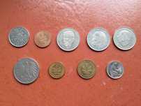 moedas de reais e escudos dos anos 1757 a 2000