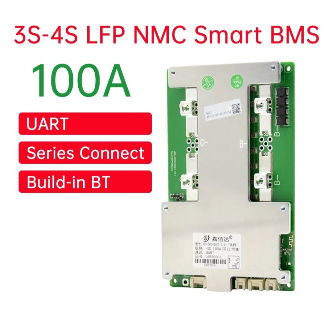 JBD Smart BMS 3s-4s lifepo4 NMC 100A-150А