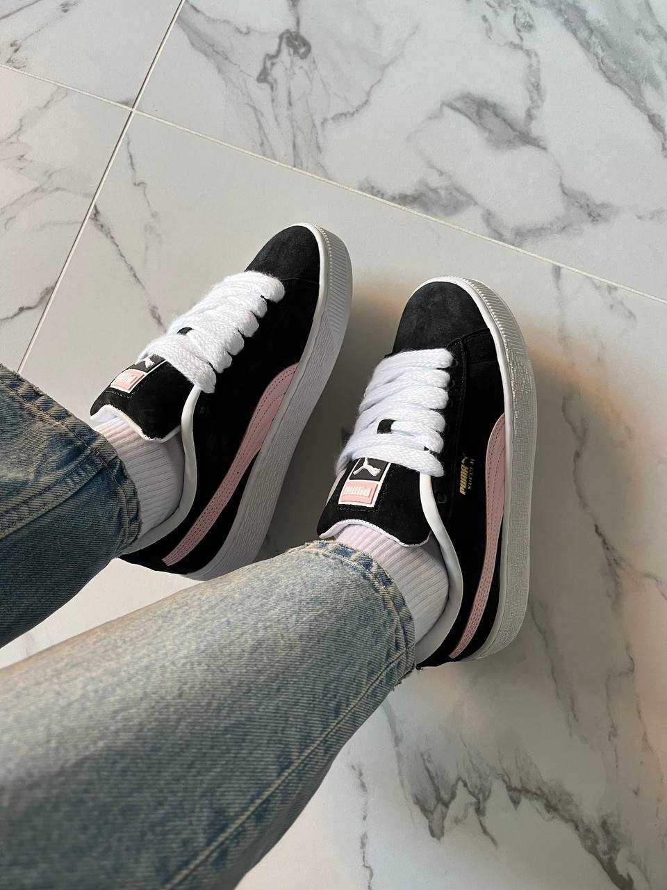 Puma Suede XL Black Pink