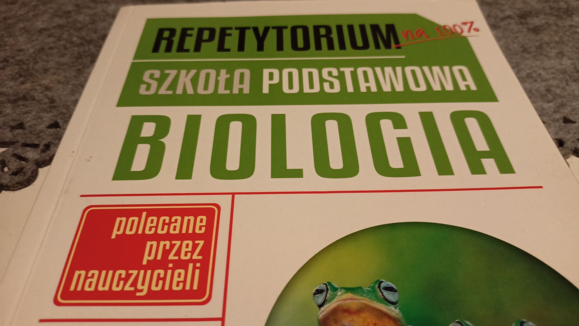 Repetytorium biologia szkoła podstawowa książka jak nowa