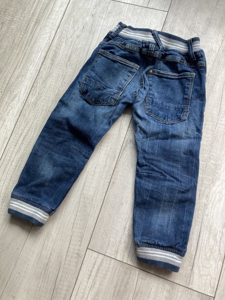 Spodnie 104 chłopięce jeans H&M denim