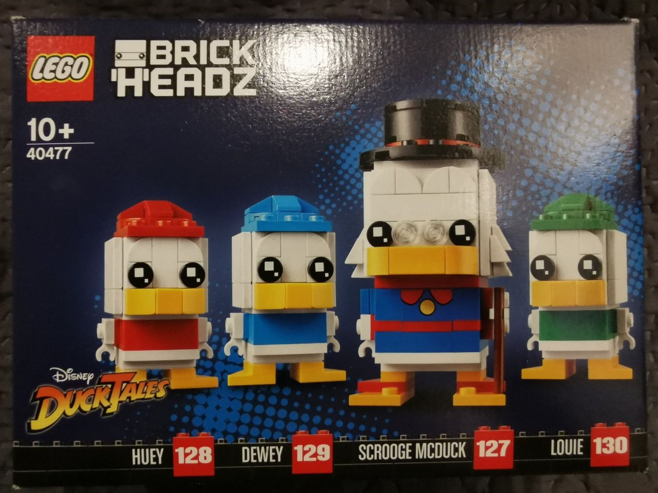 LEGO BrickHeadz 40477 - Sknerus McKwacz, Hyzio, Dyzio i Zyzio