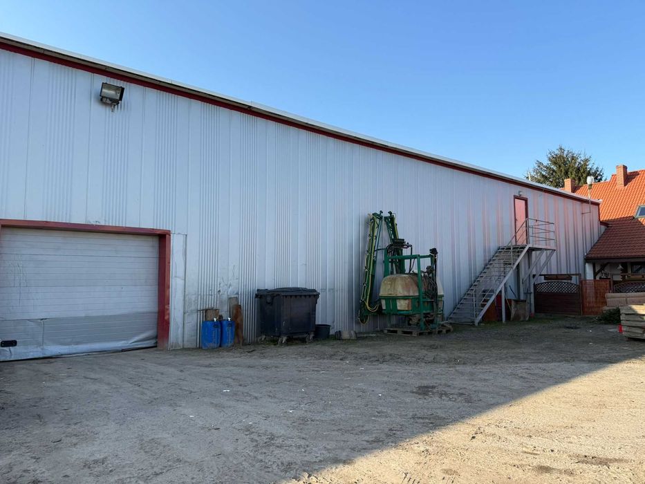 Hala produkcyjna, magazyn, warsztat, plac manewrowy,dom jednorodzinny