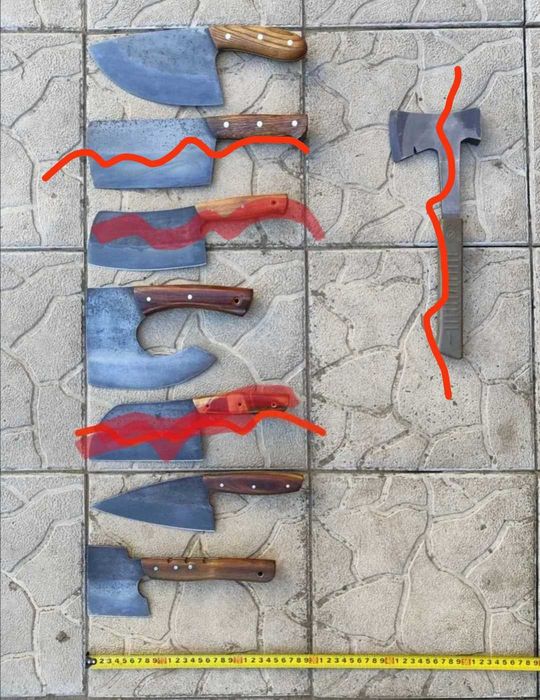 Топірці кухонні ручної роботи