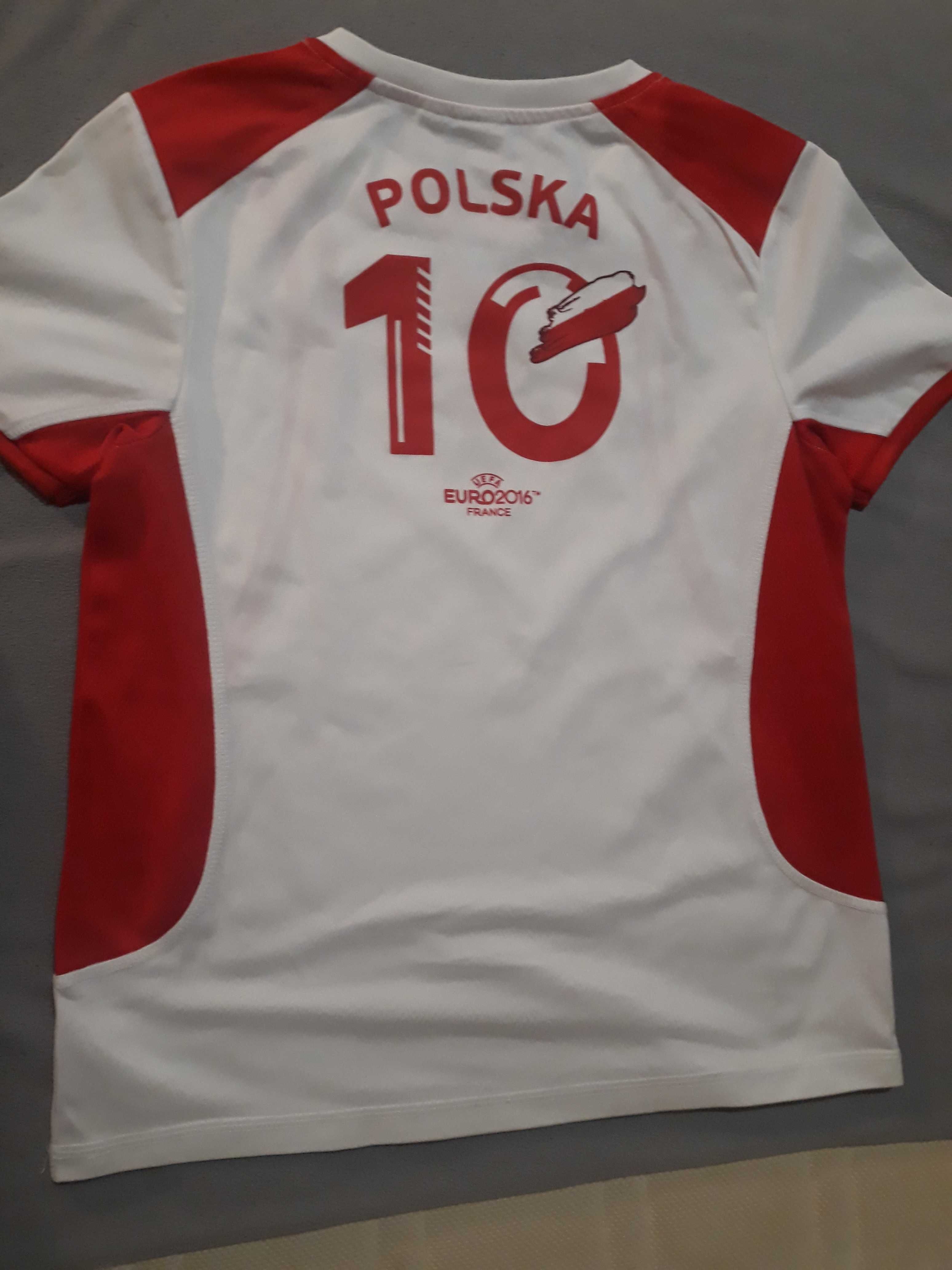 Koszulka Polska EURO 2016 biała 158/164