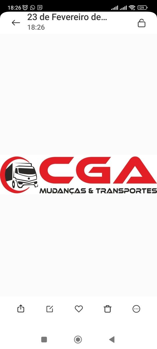 Mudanças, fretes, carretos e eventos