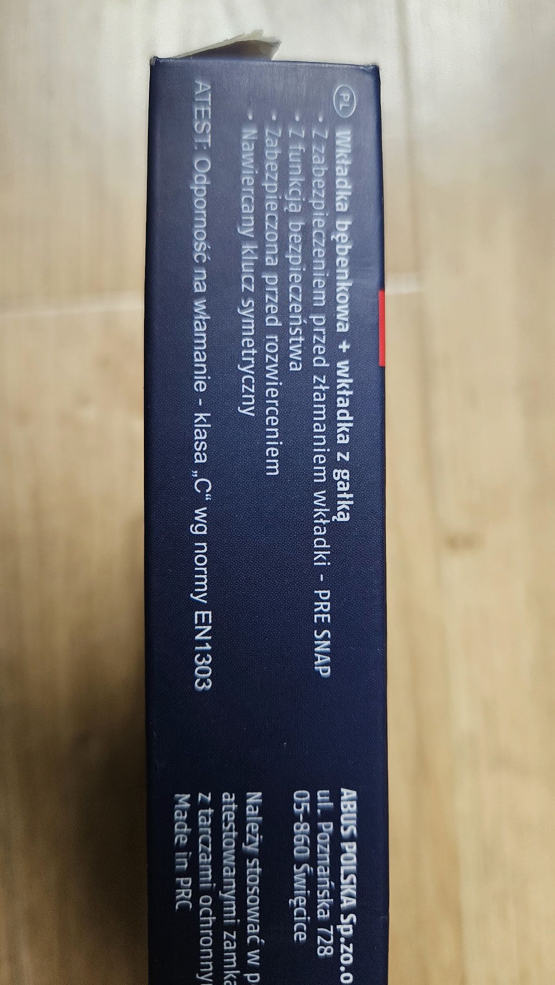 Wkładka bębenkowa + wkładka z gałką 30 50 Abus