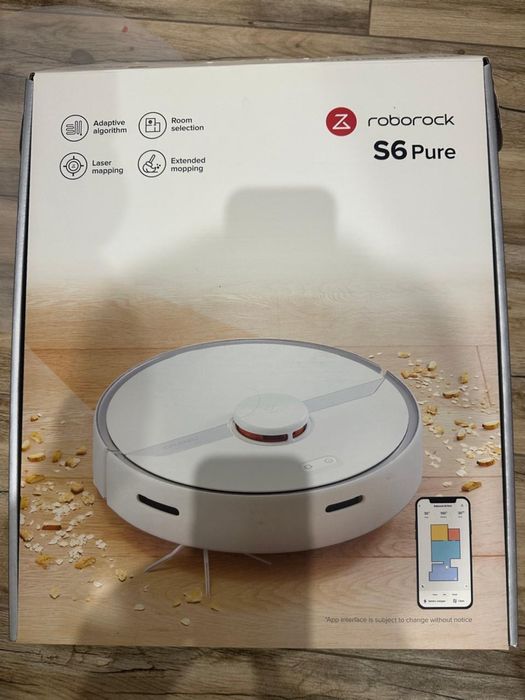 Робот пилосмок білий миючий Xiaomi Roborock S6 Pure White