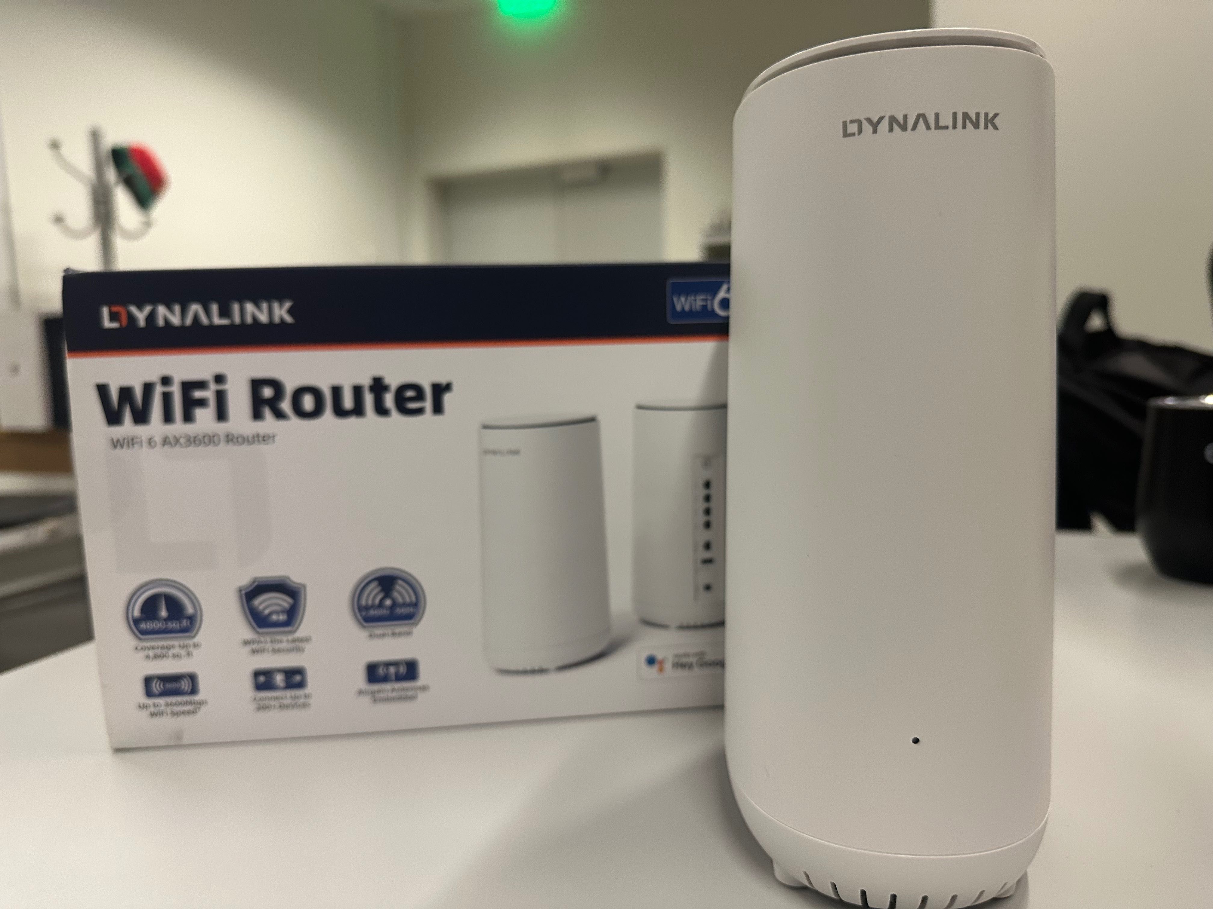 Router WiFi 6 Dynalink AX3600 (DL-WRX36), porta 2.5Gbps + portas 1Gbps
