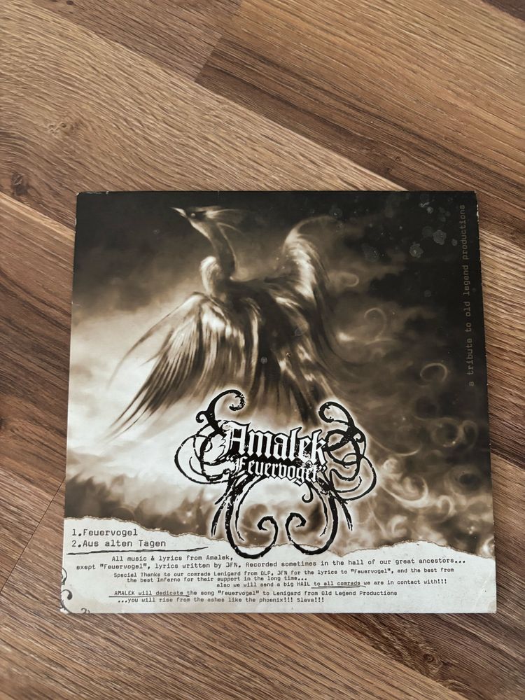 Inferno/ Amalek- Gold Tribute For Idea/ Feuervogel mini EP 7’’