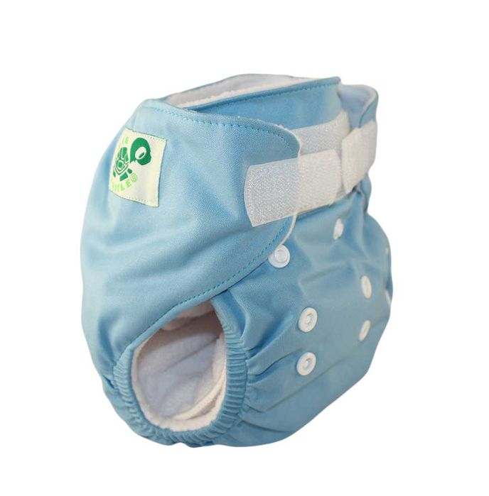 Fralda reutilizável com velcro - NOVAS - Várias cores