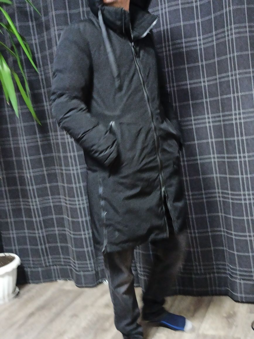 Мужское пальто пуховик snow bear's удлинённая куртка