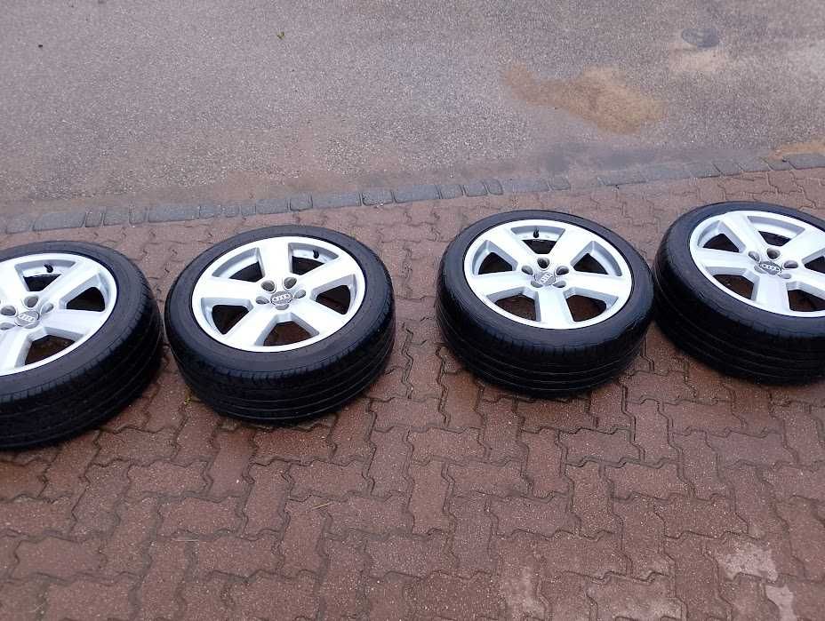 Audi A4 B6 B7 Alufelgi z oponami 17 cali 5x112 komplet
