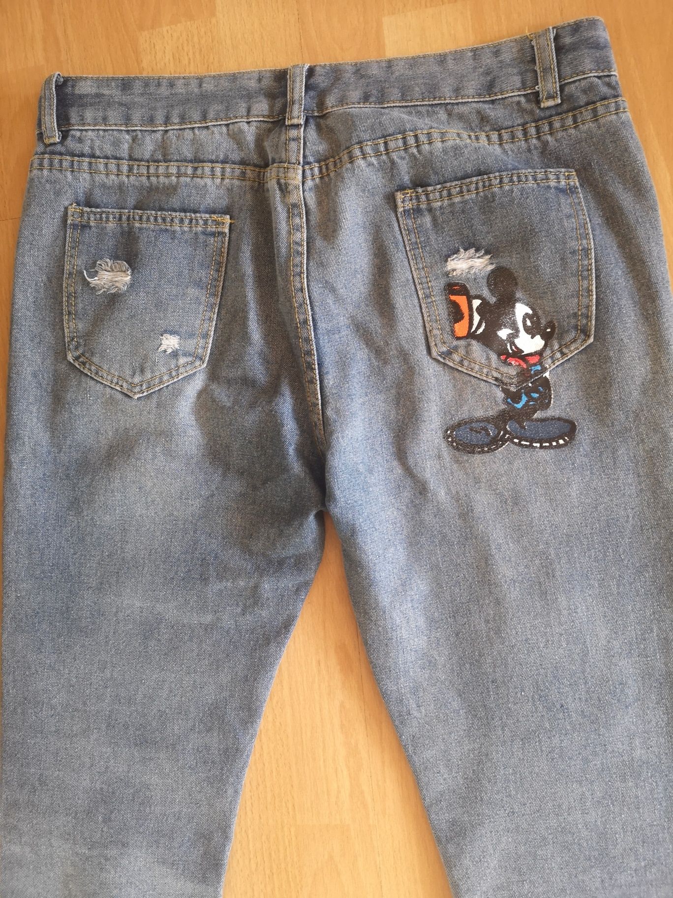 Spodnie jeans Mickey rozmiar L