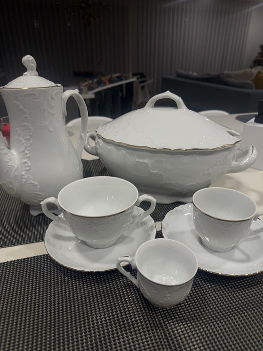 Serviço de loiça de porcelana Erika Konigliches Bavarian Porzellan