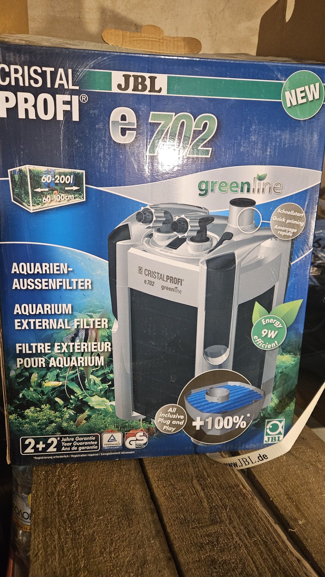Фільтр зовнішній для акваріума JBL CRYSTAL PROFI E 702