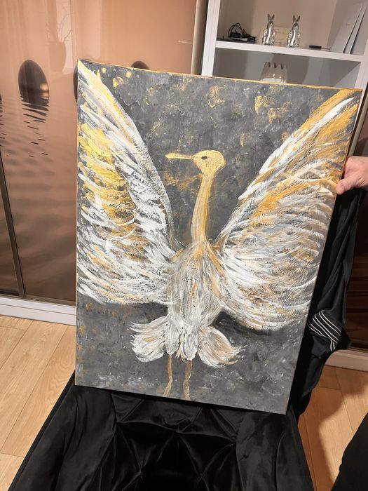 Obraz ręcznie malowany  50 x 70 cm