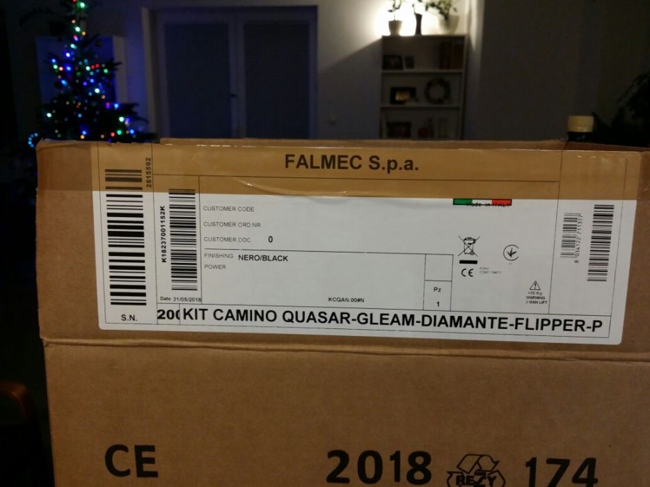 Komin obudowa czarna do Falmec Flipper i innych