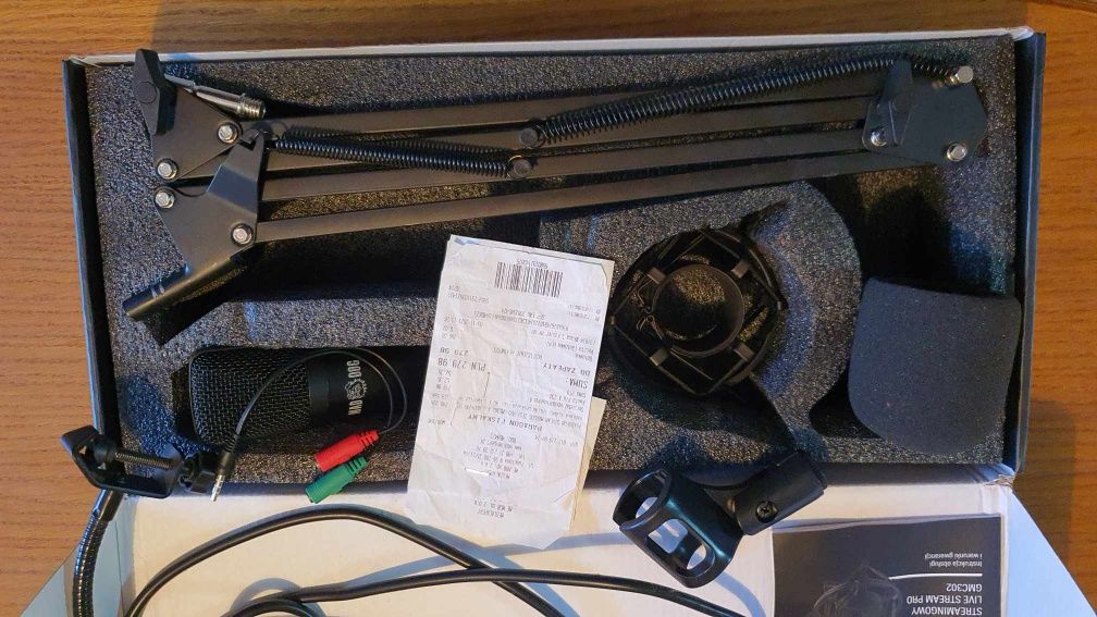 Mikrofon MagDog microphone live stream PRO GMC302