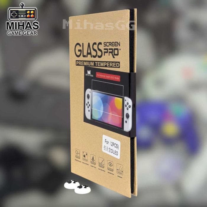 Захисне скло набір 3в1 для Nintendo Switch Classic v1,v2 / Oled / Lite