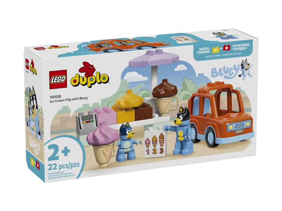 LEGO(R) 10458 Bluey - Wyprawa po lody z Blue
