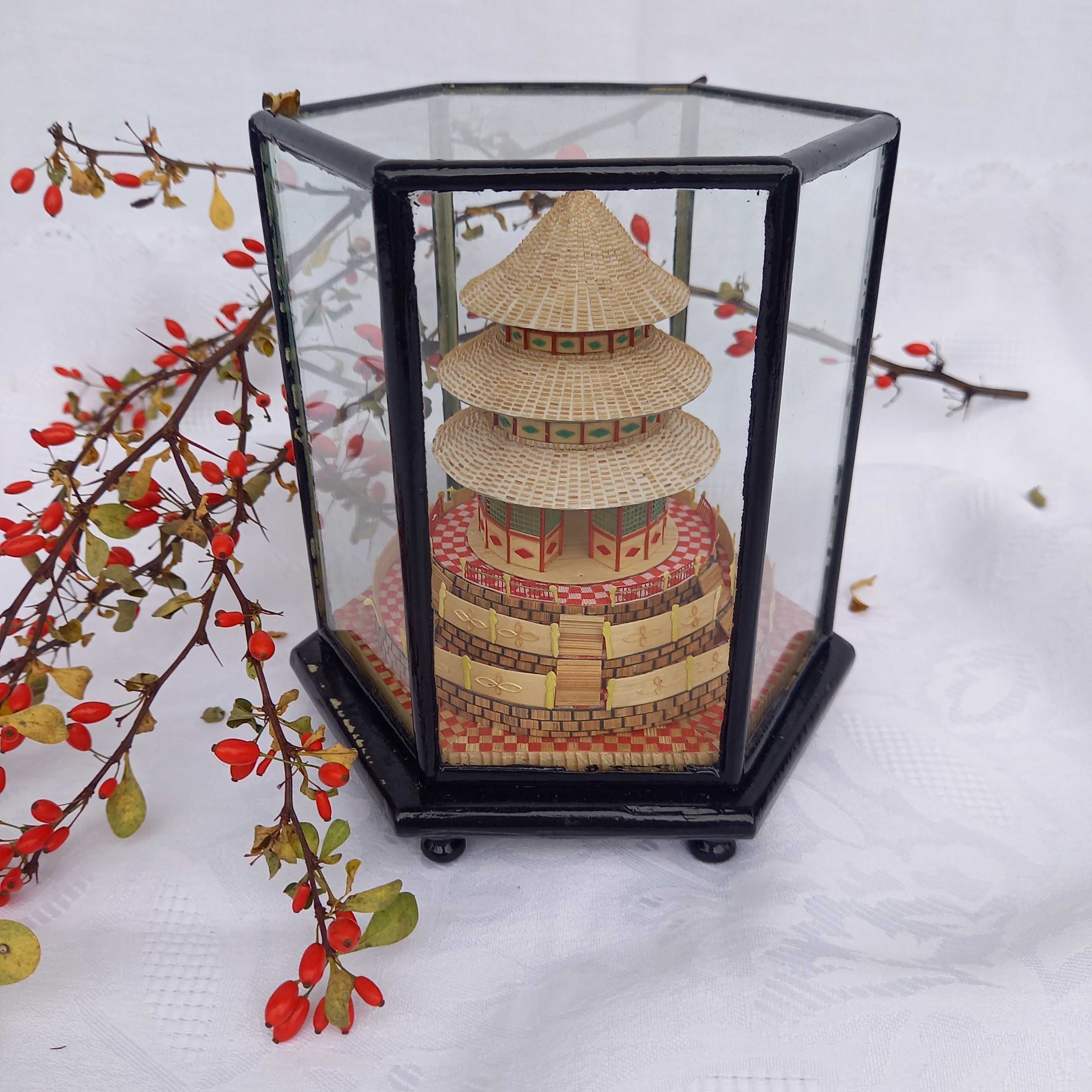 Japońska diorama miniatura japońska mini architektura