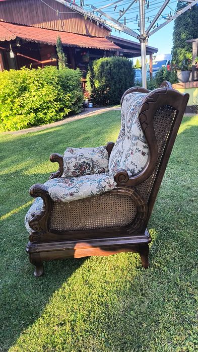 Stylowy komplet wypoczynkowy 3+1+1