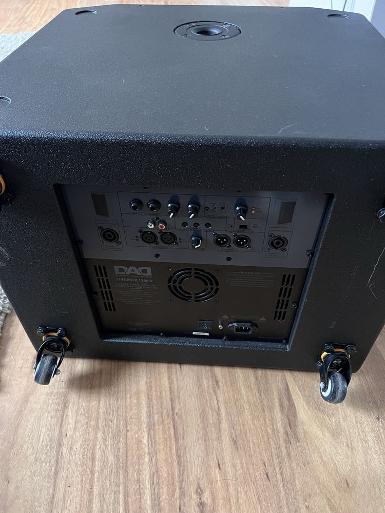 DAD Live Pack 1500D system audio