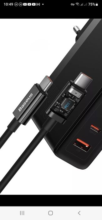 Быстрые зарядные Baseus 100w и 140w