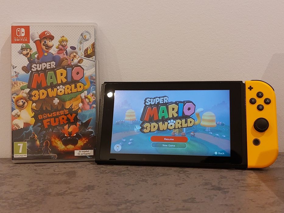 Nintendo Switch + Comando + Jogo + Bolsa + Cartão SD 64Gb