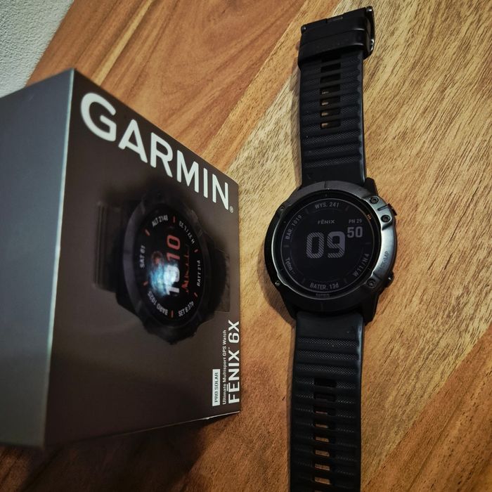 Garmin fenix 6x pro solar titanium idealnym malo uzywany