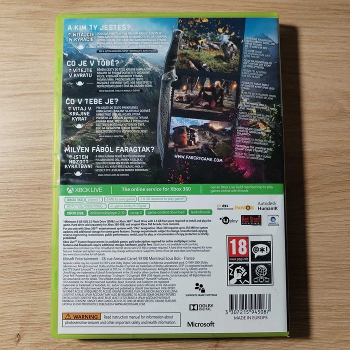 Gra FARCRY 4 na konsolę Xbox 360