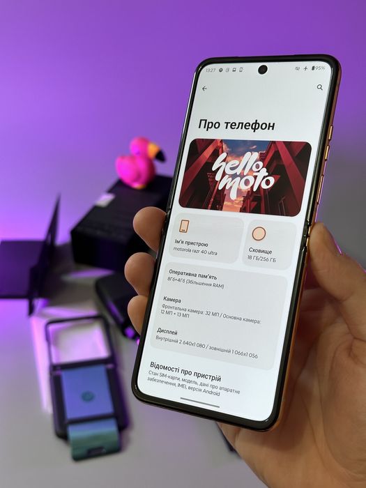 Новий стан Motorola razr 40 ultra 256 2023р європейська глобалка