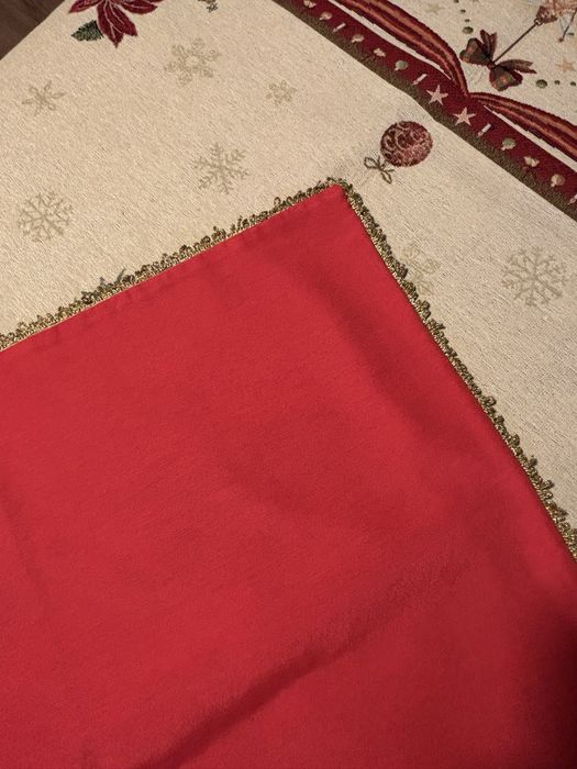 Conjunto de toalha e caminho de mesa de Natal