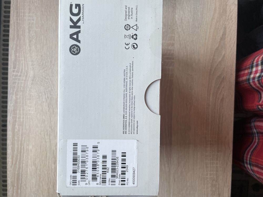 Słuchawki studyjne AKG K92