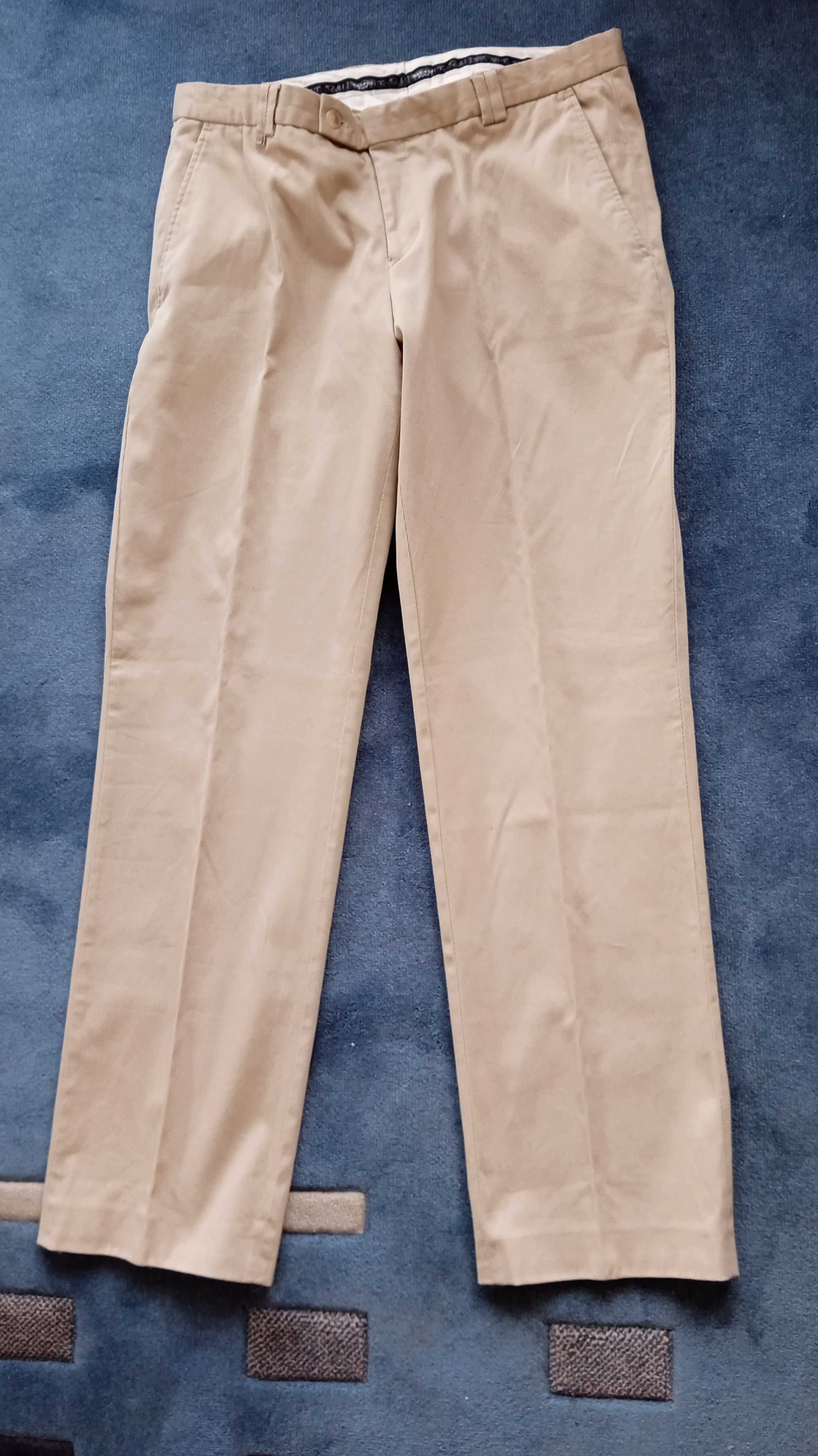Spodnie męskie Medison Avenue, rozmiar 52, kolor beżowy.