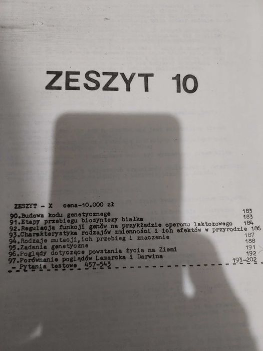 Matura, skrypty, materiały z biologii do liceum idealne do matury