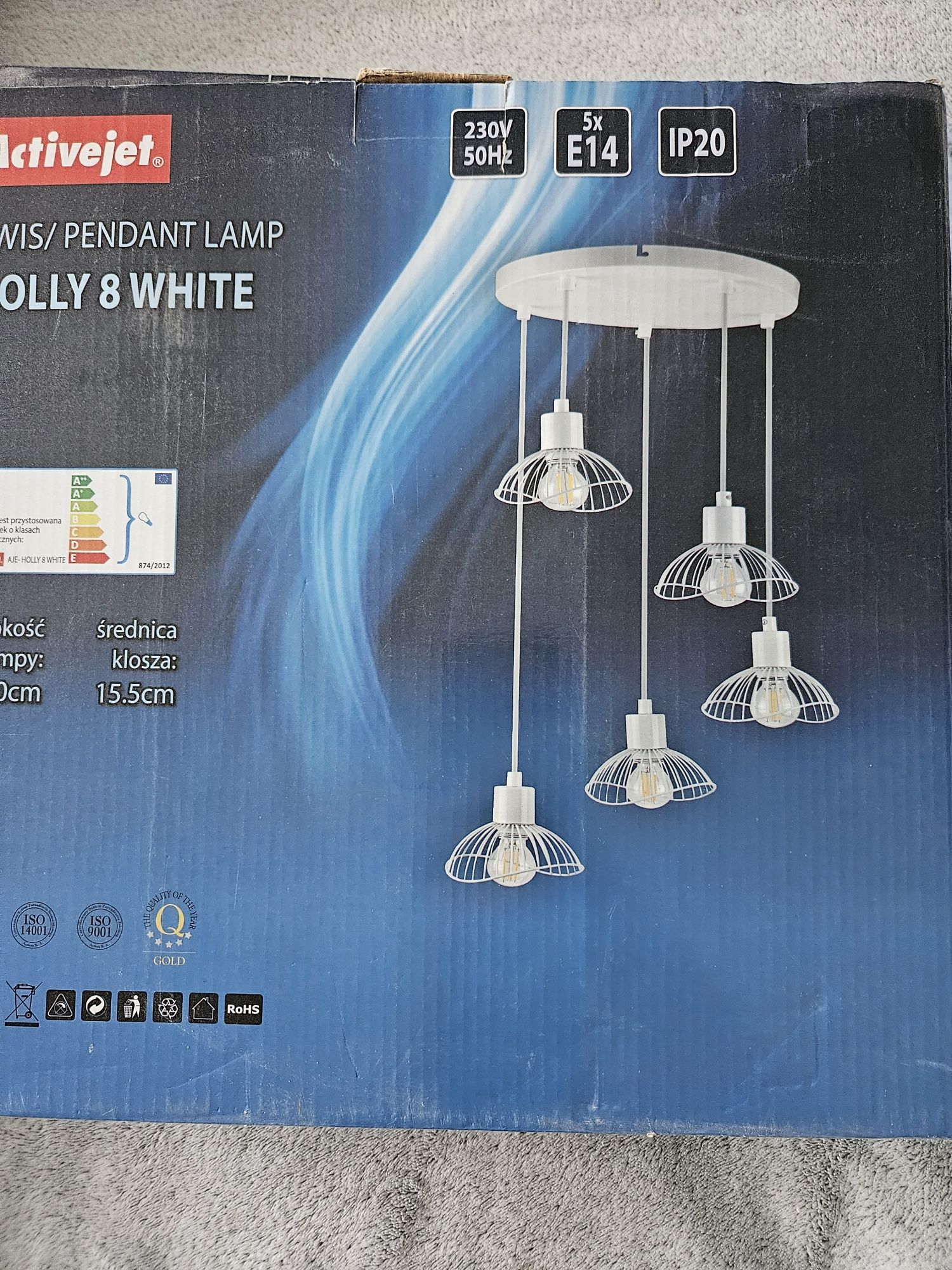 2 sztuki nowych lamp wiszących ActivJet AJE-Holly 8.