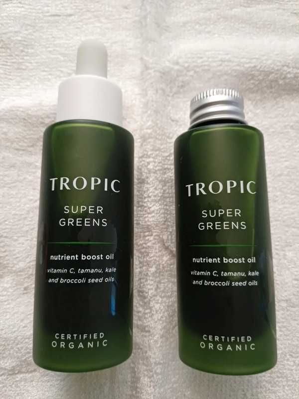 Serum do twarzy firmy Tropic, Super Greens, 2 sztuki