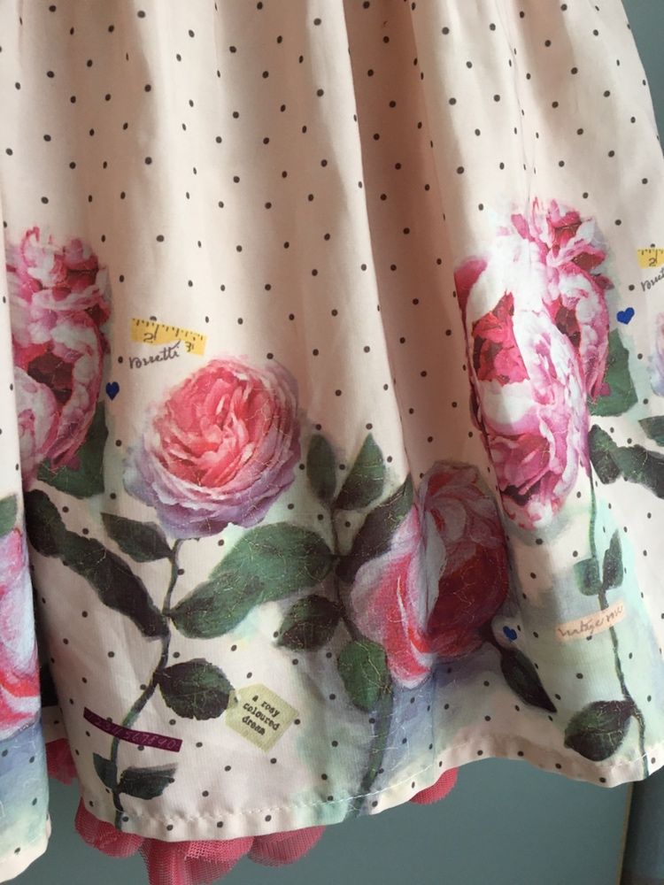 Sukienka wesele chrzest Komunia M&S rozm 9-12