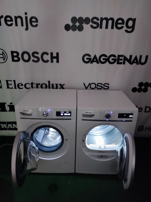 Преміум комплект пральна і сушильна машина Siemens IQ700 iQDrive A+++
